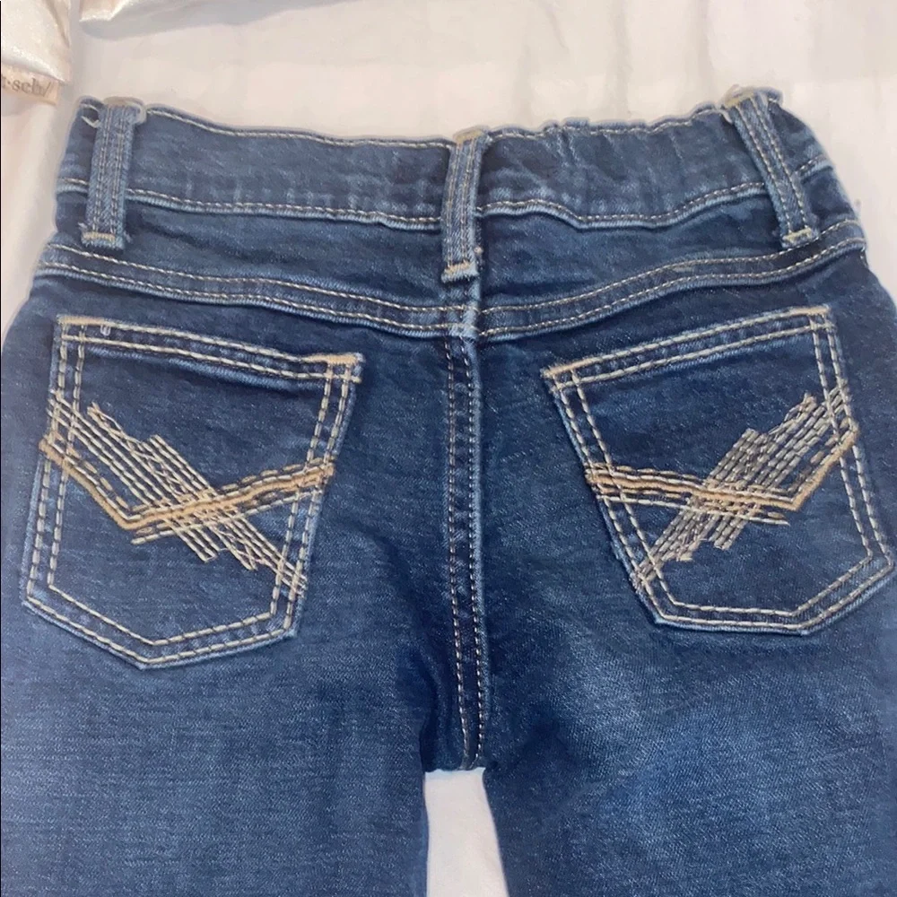 Wrangler Kids' Dark Blue Jeans - Picture 3 of 6